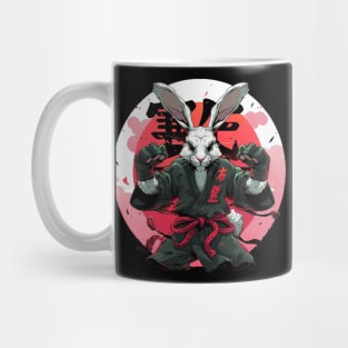 karate bunny Mug